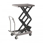 Strongway 57756 Hydraulic Rapid Lift XT Table Cart, 2-Speed 1000 Lb. Capacity 54-1/4 in. Lift