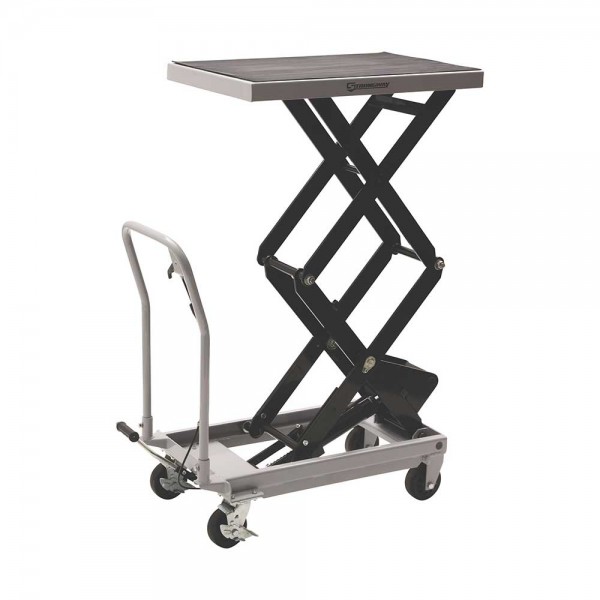 Strongway 2-Speed Hydraulic Rapid Lift XT Table Cart - 1000-Lb. Capacity, 54 1/4Inch Lift