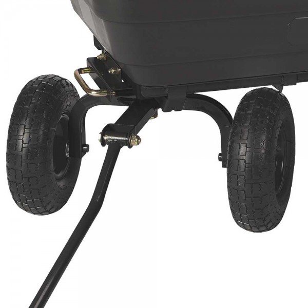 Strongway 64136.STR Poly Dump Cart, 600-Lb. Capacity, 38-3/4 In. L x 20 In. W, 10-In. Pneumatic Tires
