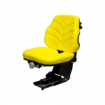 M&K 7736.KMM Uni Pro, KM 117 Utility Suspension Seat , Yellow Vinyl