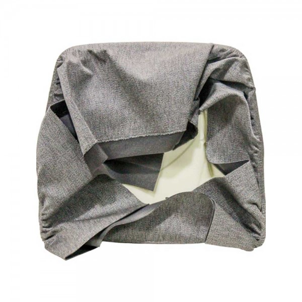 M&K 7998.KMM Uni Pro, Backrest Cushion without Frame, Case IH Maxxum-Magnum-Steiger, Gray Fabric