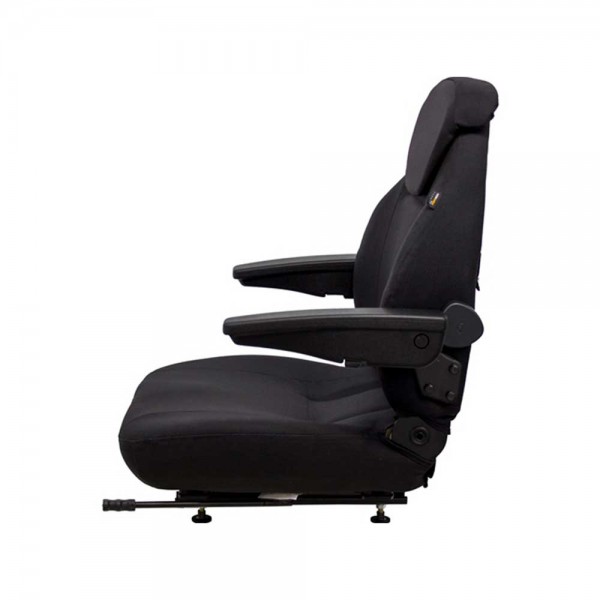M&K 8014.KMM Uni Pro, KM 440 Seat Assembly with Armrests, Black Cordura Fabric