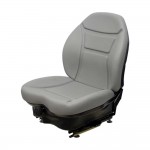 M&K 8029.KMM Uni Pro, KM 336 Seat with Mechanical Suspension, Gray Vinyl