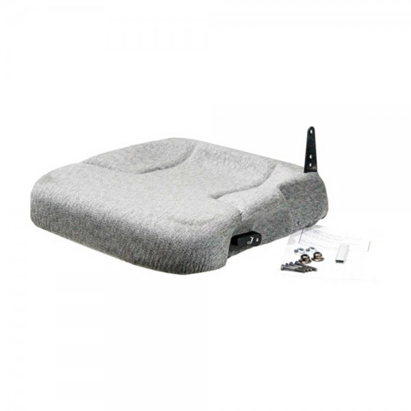 M&K 8286.KMM Uni Pro, Seat Cushion with Frame, Case IH Maxxum-Magnum-Steiger, Gray Fabric