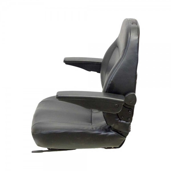 M&K 8390.KMM Uni Pro, KM 441 Seat Assembly with Armrests, Black Vinyl
