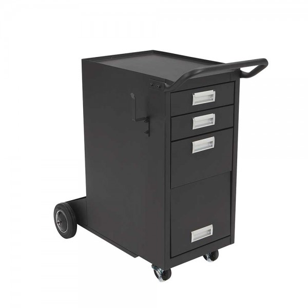 Klutch 96567 3-Drawer Welding Cabinet With Enclosed Storage 35-3/4in. L x 19-3/4in. W x 33-3/4n. H