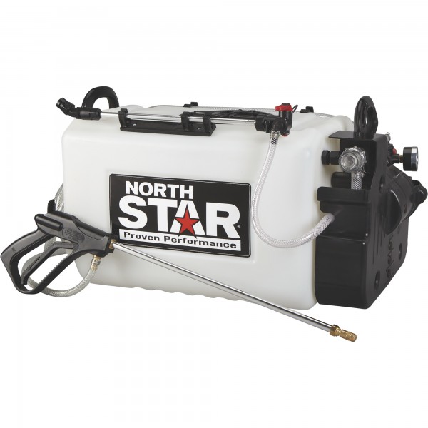 NorthStar 99905 16-Gallon Capacity, 2.2 GPM, 12 Volts ATV Boomless Broadcast and Spot Sprayer 
