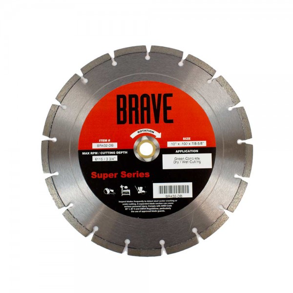 Brave BR432-DB 10" (7/8 - 5/8 DM) Green Concrete, Arbor