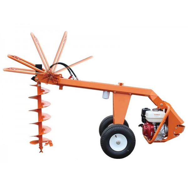 Brave BRPA325H Earth Auger, Towable, Hydraulic, GX270