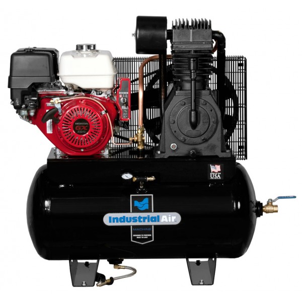 Industrial Air IH1393075 Air Compressor, 30 Gallon, 24 CFM@90 PSI, GX390