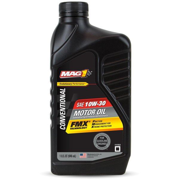 MAG 1 MAG61648 Conventional 10W30 Motor Oil - 1 Qt Case of 6