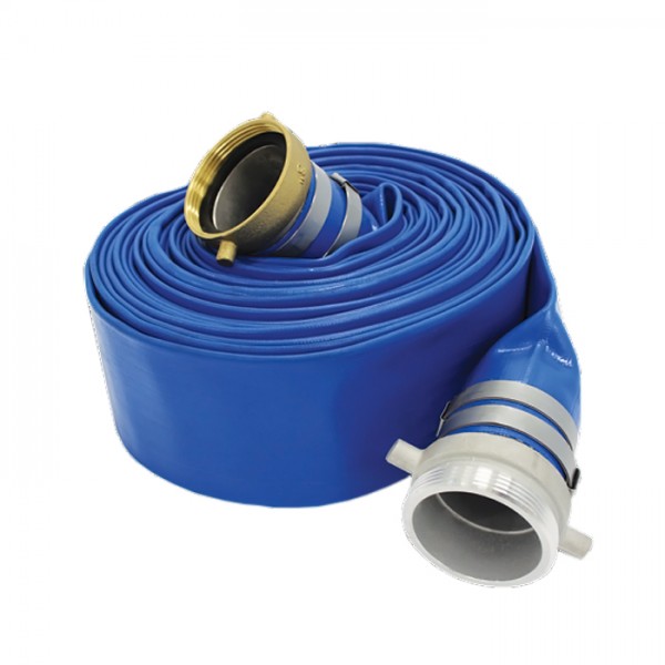 JGB A008-0326-1650 Discharge Hose, Standard Male and Female Threaded, MXF Water Shanks,  2" x 50' 