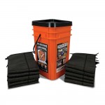 Quick Dam QDGG5-10 Grab & Go Flood Kit 10- 5 Ft. Flood Barriers, 10/Bucket