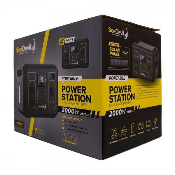 SeeDevil SD-PPS2000-G1 2000W | 2121Wh Portable Power Station