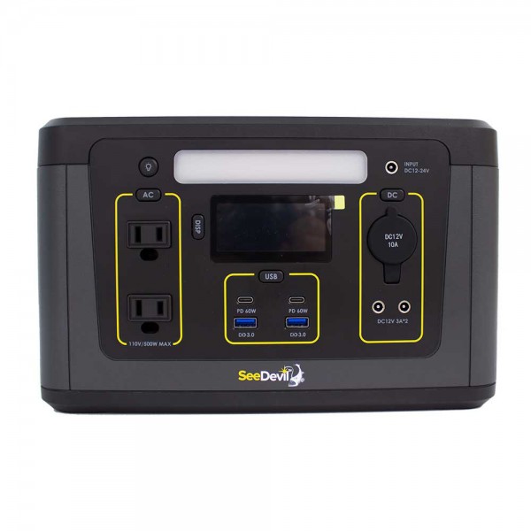 SeeDevil SD-PPS500-G1 500W, 560Wh Portable Power Station