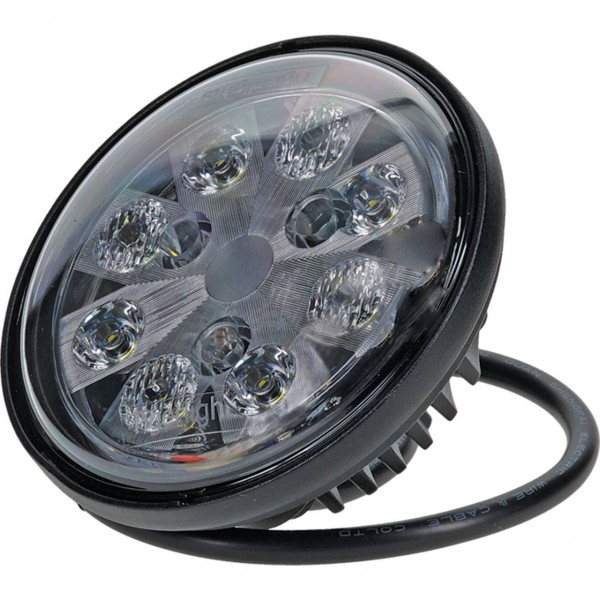 TigerLights TL3020 24W Round Hi/Lo Led Light With Cord