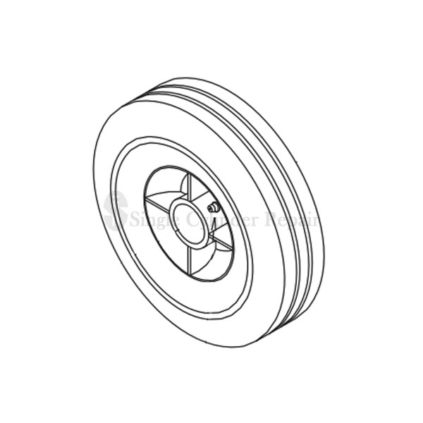 California Trimmer H0306 Tire Assy w/Bearing