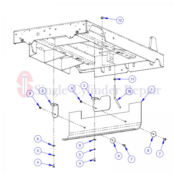 Diamond Products 6001056 Slurry Flap Assembly 