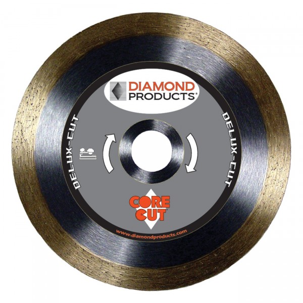 Diamond Products TD2D Delux-cut Continuous Rim Tile Diamond Blades