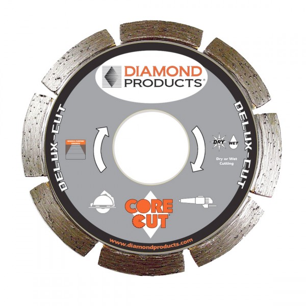 Diamond Products E2D Delux-cut Segmented Small Diameter Diamond Blade