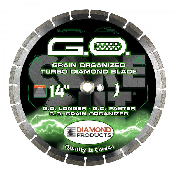 Diamond Products G.O. Grain Organized High Speed Turbo Blade