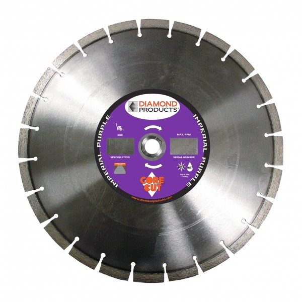 Diamond Products Imperial Purple Segmented Dry Walk Behind Blades