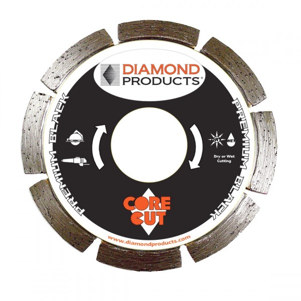 Diamond Products E2P Premium Black Segmented Small Diameter Diamond Blades