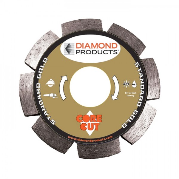 Diamond Products DT9S Standard Gold Segmented Tuck Point Diamond Blades