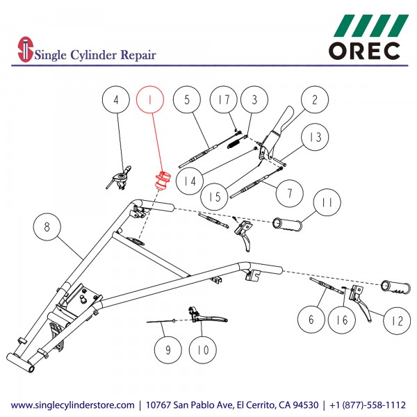 Orec 0028-70300 Engine Shop Switch