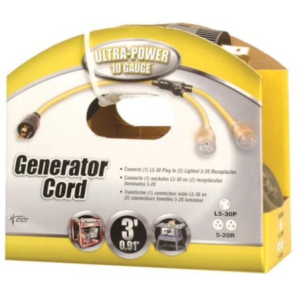 Southwire 01915 Generator Adapter 10/3 L5-30P