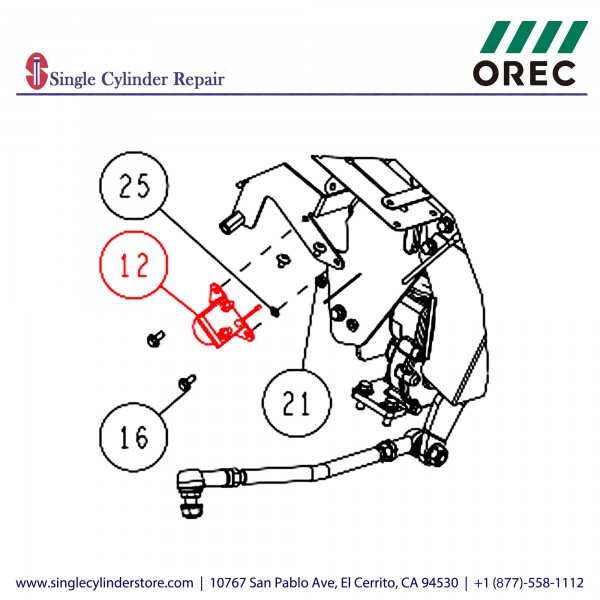 Orec 0322-73000 Magnetic Switch (MS2-401) 