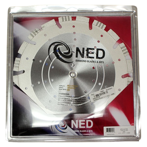 NED 10045UR1403 Diamond Blade 14"X.125X1-20MM