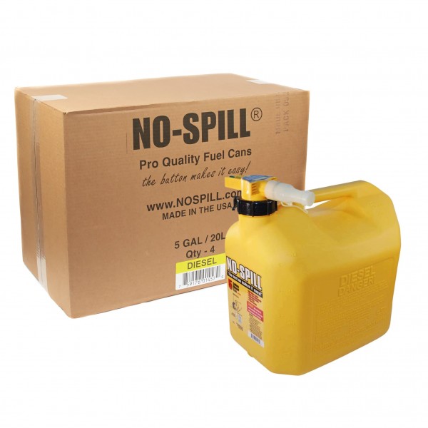 Nospill 1457 Diesel Can No Spill 5 GAL 4/BX