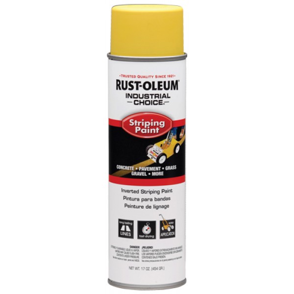 Rust-Oleum 1648838 Inverted Striping Paint Yel 6/BX