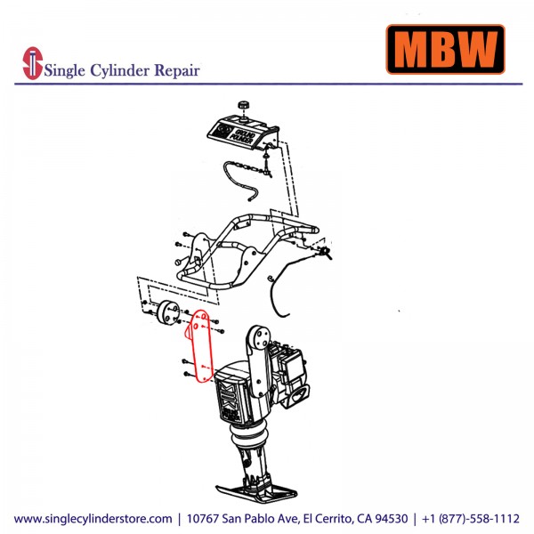 MBW 18510 Support Handle Right 