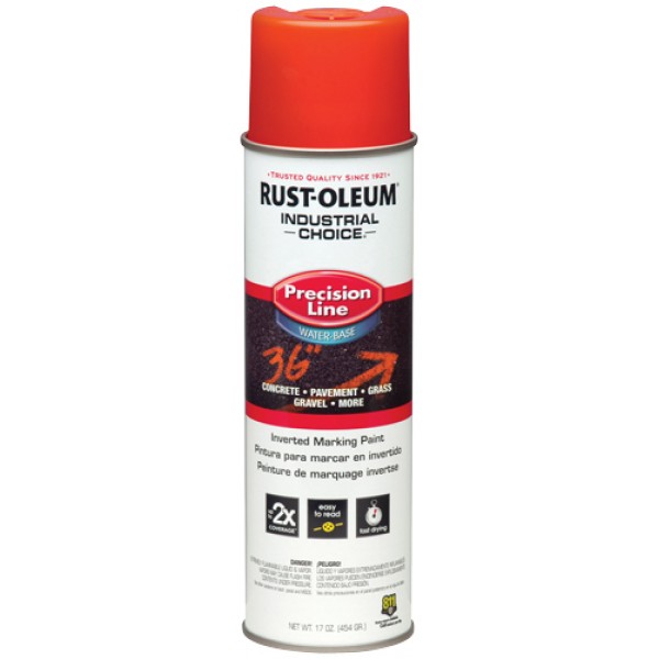 Rust-Oleum 1862838 Inverted Markng Paint FL Red 12/BX
