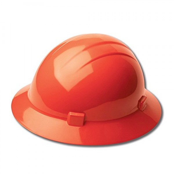 ERB Safety Products 19225 Hard Hat Full Brim Orange