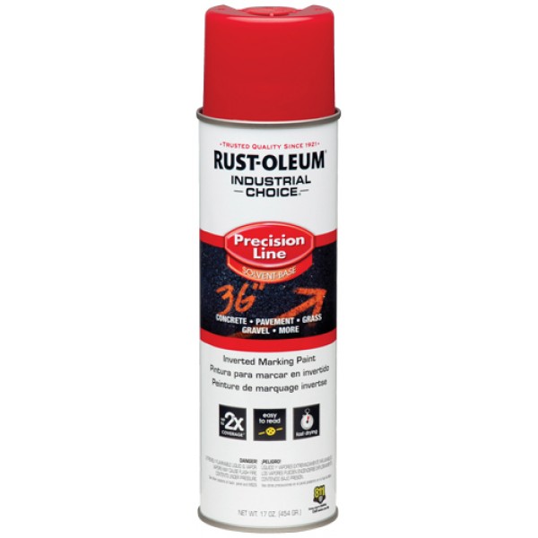 Rust-Oleum 203029 Inverted Marking Paint Red 12/BX