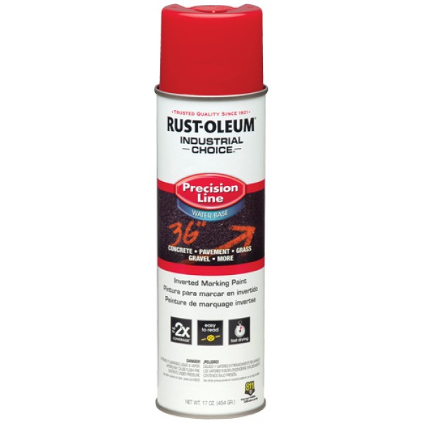 Rust-Oleum 203038 Inverted Marking Paint Red 12/BX