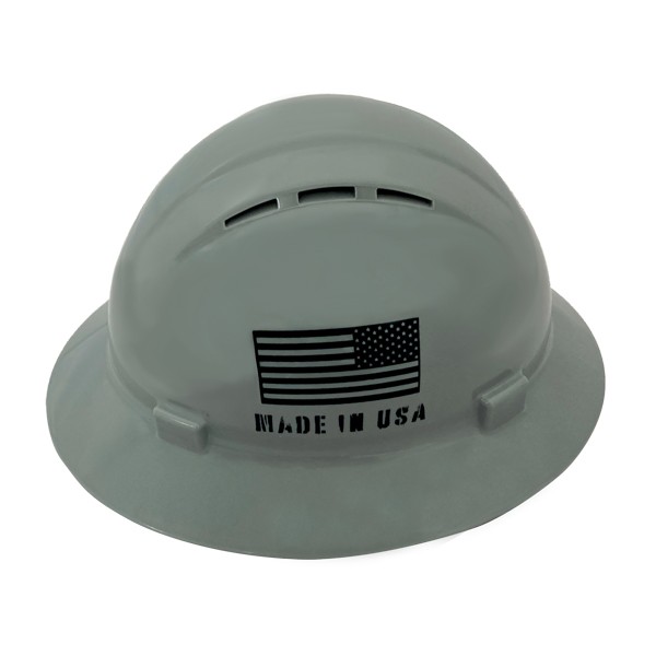 ERB Safety Products 2253907 Hard Hat Full Brim Gray USA