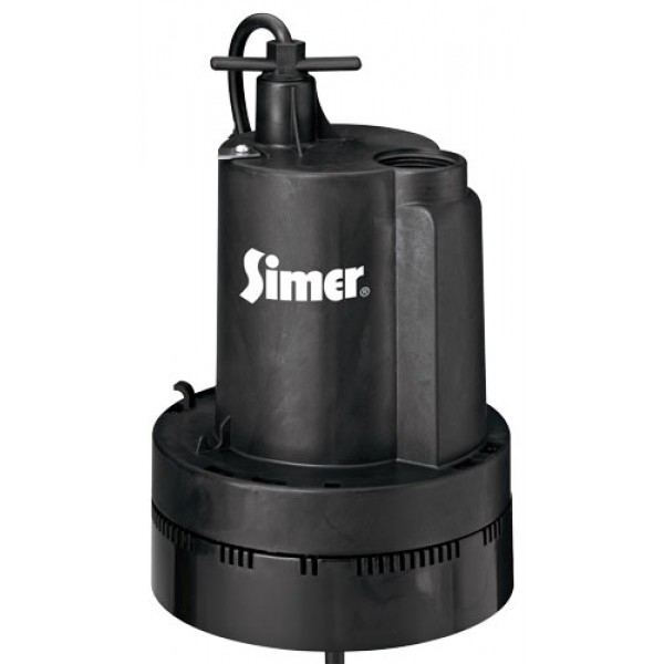 Simer 2305-04 Submersible Pump 1/4HP 1-1/4" MNPT Discharge 115V