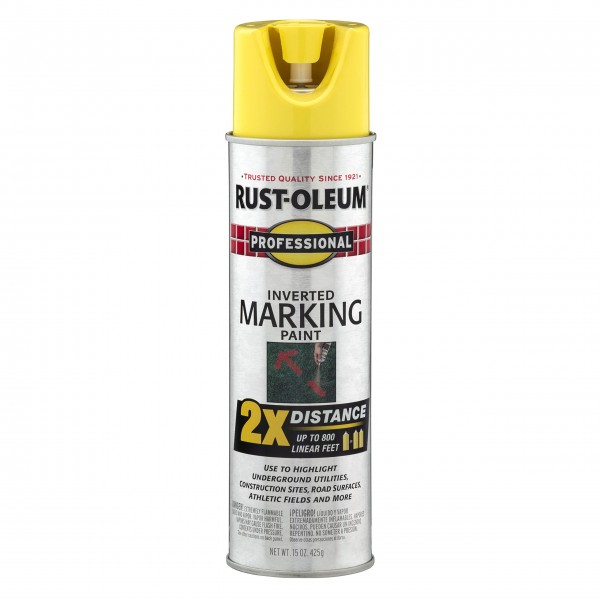Rust-Oleum 266577 2X Distance Marking Paint 6/BX High-Vis Yellow