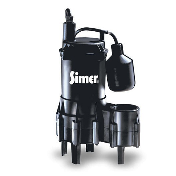 Simer 2961 Submersible Sewage Pump .4HP