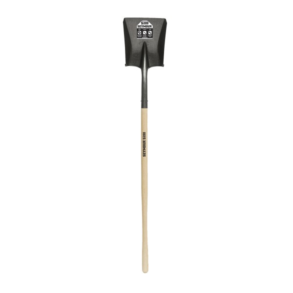 Seymour Midwest 49832 Shovel Square Point Wood Handle