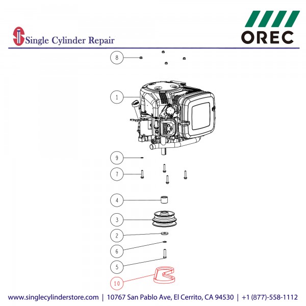 Orec 89-6123-003202 	V Belt SB32 W800 