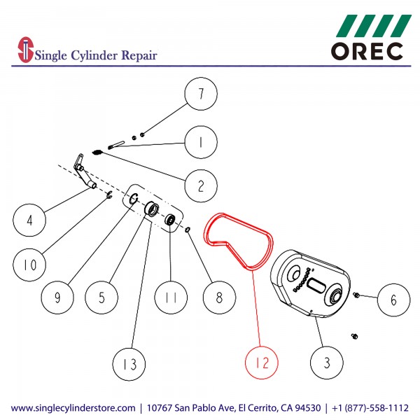 Orec 89-6123-003901	V Belt SB-39