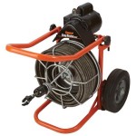 General Pipe Cleaners MR-D-O Mini-Rooter with 75EM3 (75 ft. x 1/2”) Cable, and MRCS Cutter Set