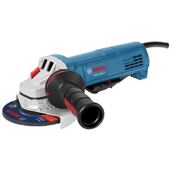 Bosch GWS10-45PE Angle Grinder 4-1/2" 10AMP with Lock-On Paddle Switch