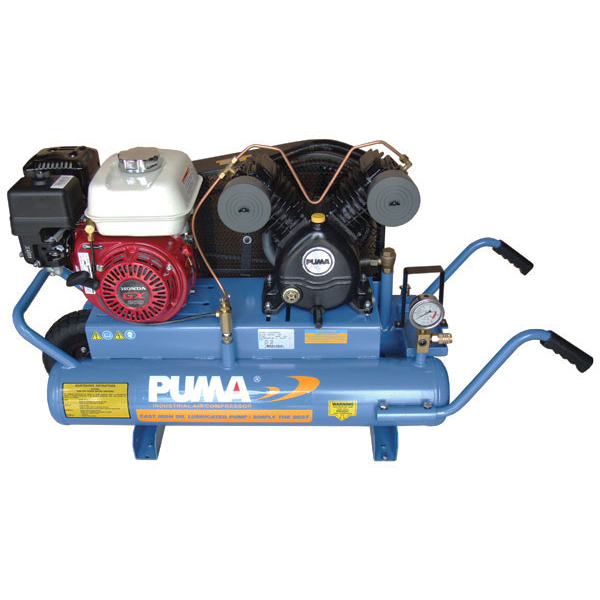 Puma Air Center PUK6508HG Air Compressor 8 Gallon Gas, Honda GX200
