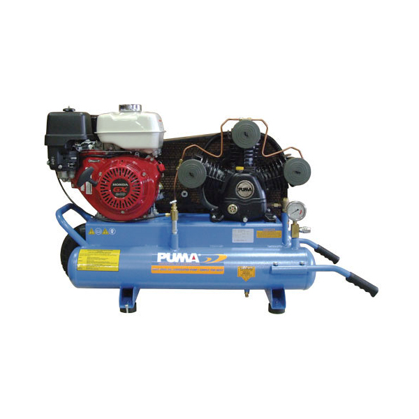 Puma Air Center PUK8008HG Air Compressor 8 Gallon Gas, Honda GX240
